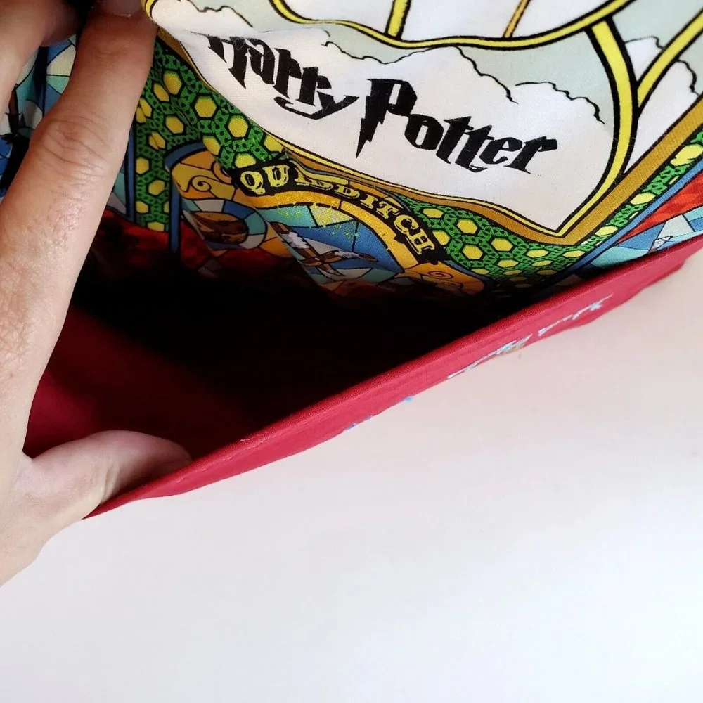 Books Turn Muggles into Wizards Throw Pillow Book Pocket 16”x16” HP 